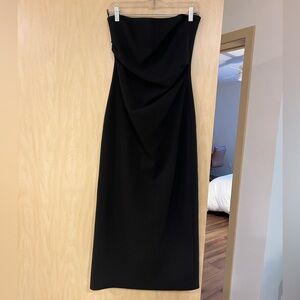 Zara Black Strapless Dress
